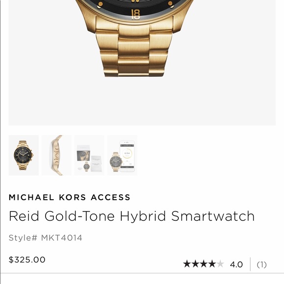 Reid Gold-Tone Hybrid Smartwatch - Picture 3 of 4